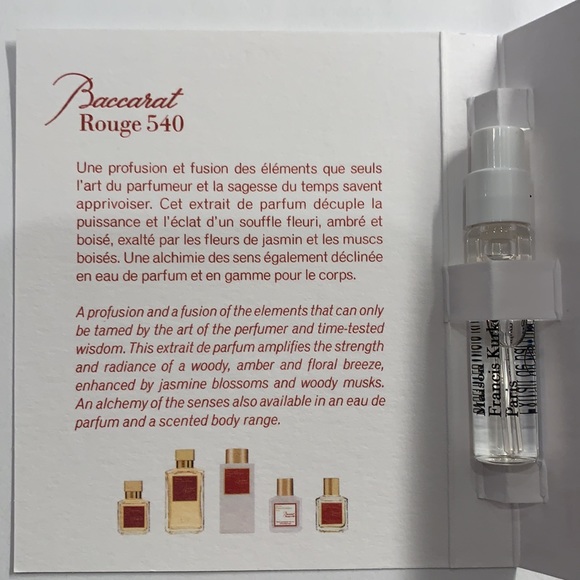 Maison Francis Kurkdjian Rouge540 Baccarat EXTRAIT - Picture 2 of 5